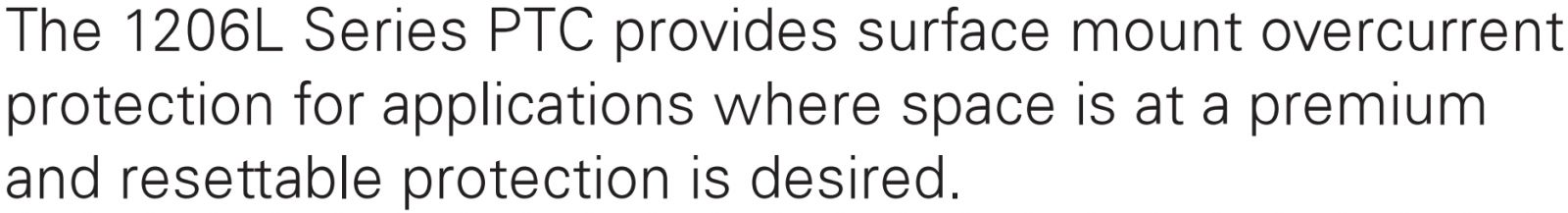 פיוזים ניתנים לאיפוס PTC SMD 1206 1206L LITTLEFUSE